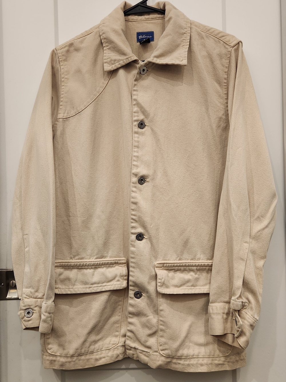 Express Bleus Tencel & Cotton Utility Chore Barn Coat Work Farm Wear